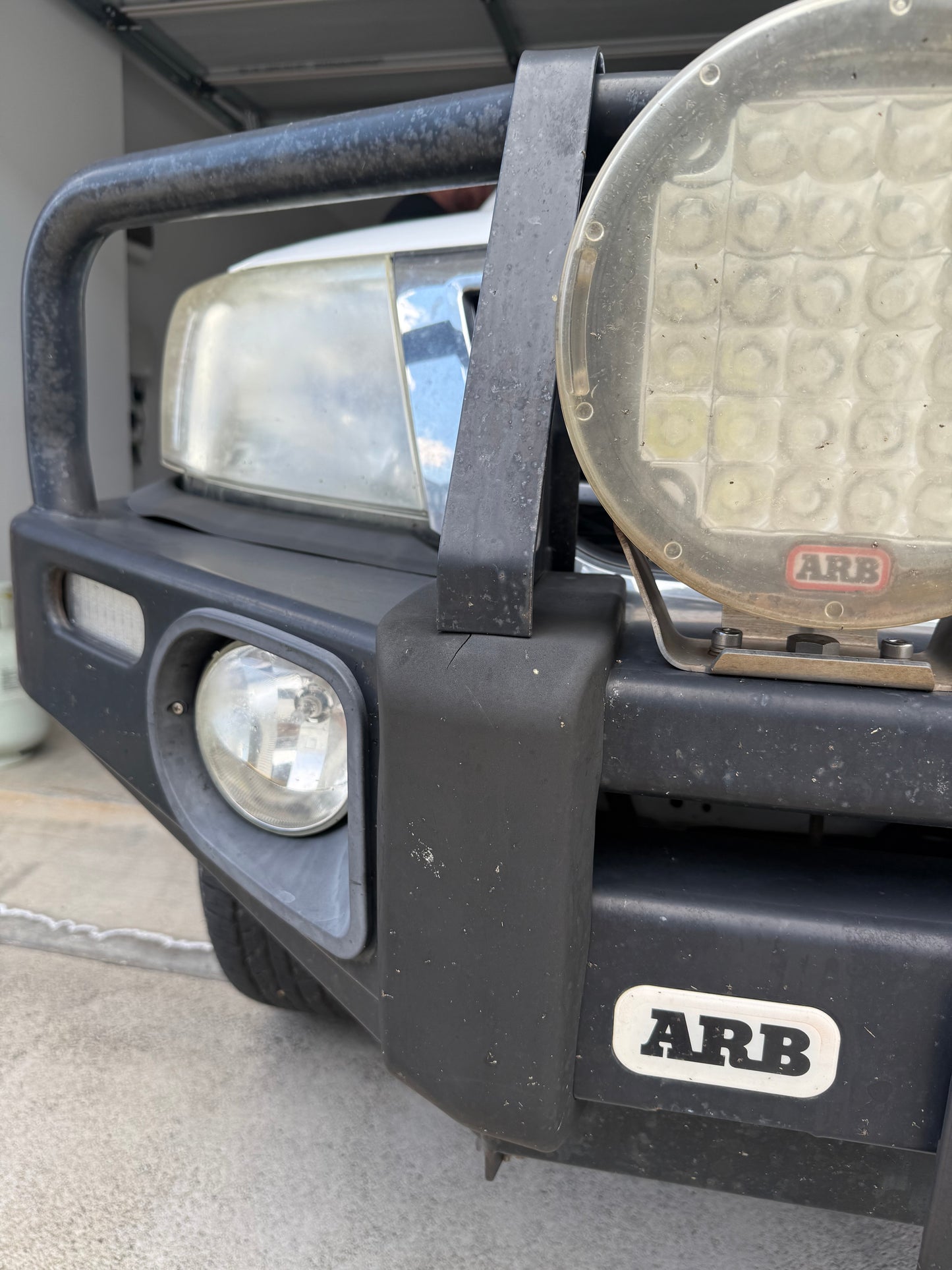 Before restoring faded 4WD rubber bumper and plastic light casing. Long lasting. Silicone Free.