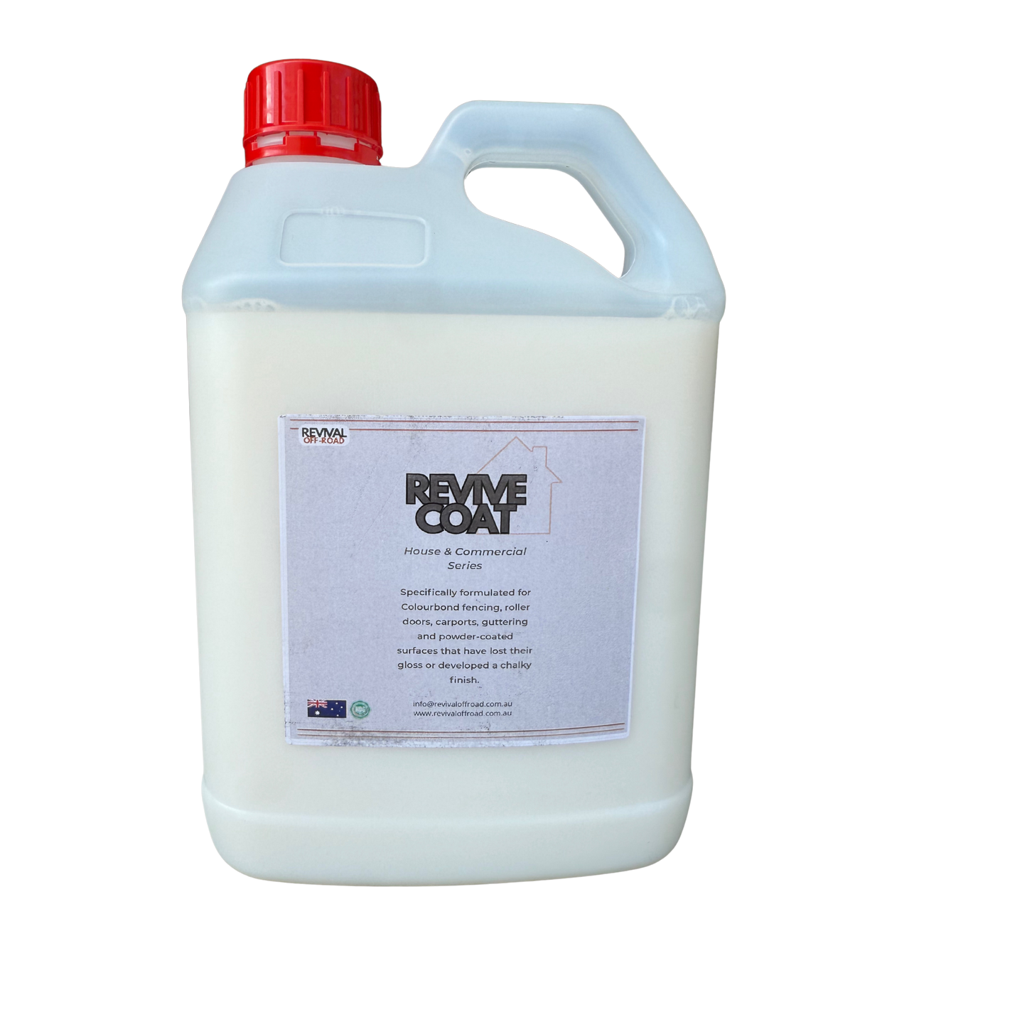 Restore faded powdercoat, colourbond and galvanised surfaces in minutes