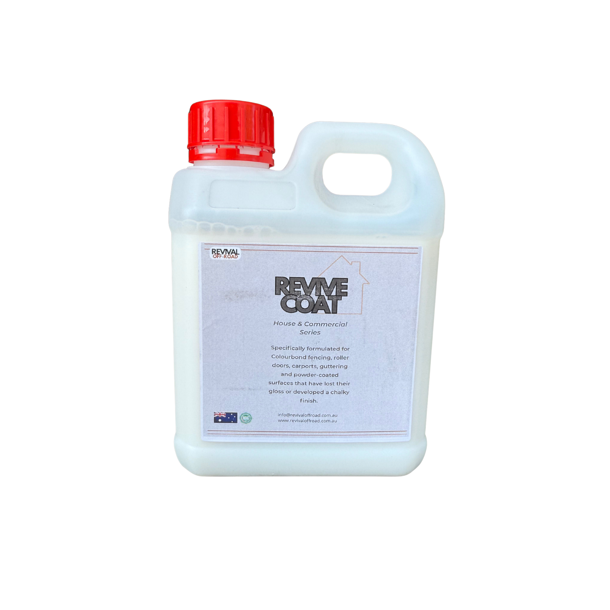 Restore faded powdercoat, colourbond and galvanised surfaces in minutes.