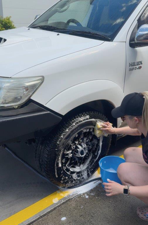 Off-road vehicle cleaning product for the whole car and powder coated accessories