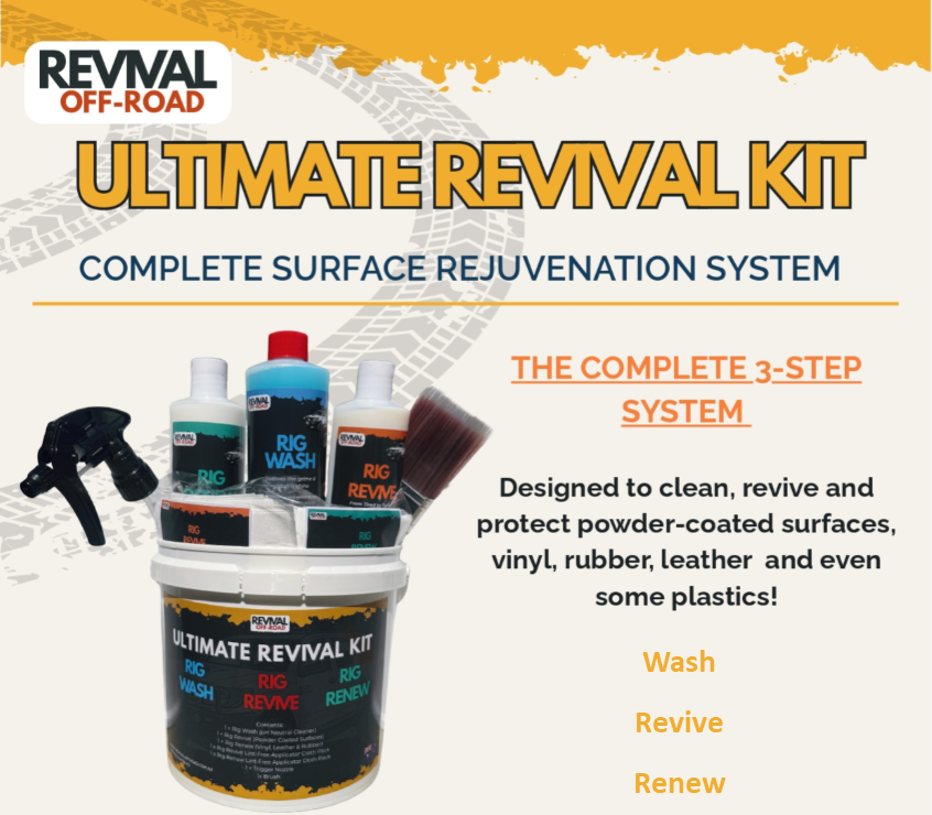 Australian-made powder coat, vinyl, plastic and rubber restoration and rejuvenation kit