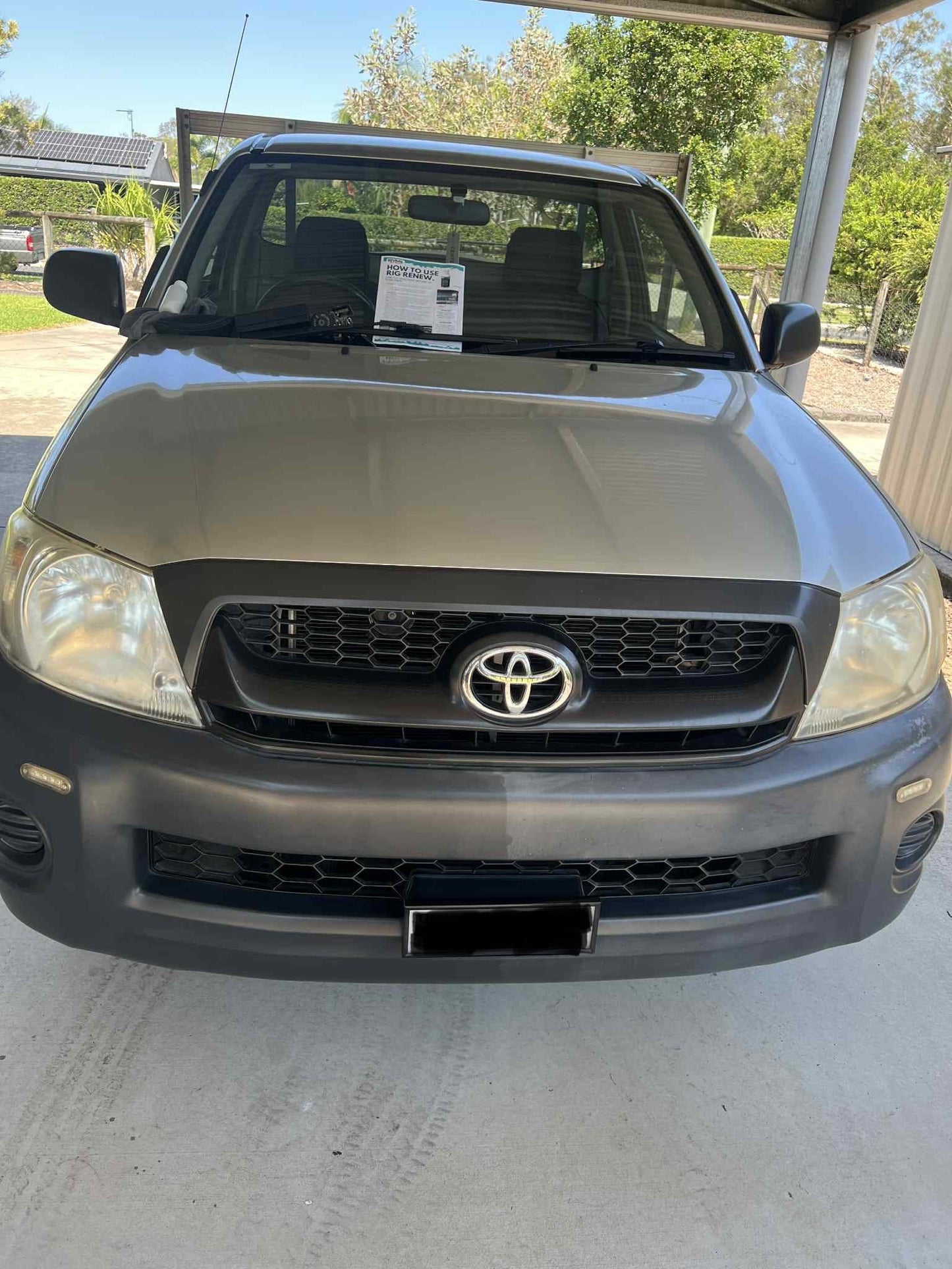 Before/After restoring faded plastic bumper. Long lasting. Silicone Free